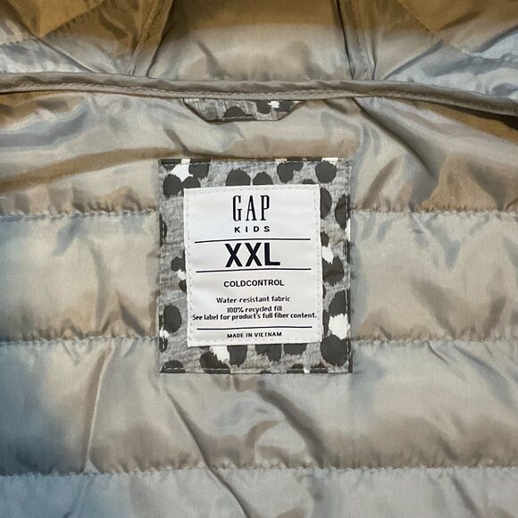 GAP KIDS GIRLS COLDCONTROL LIGHTWEIGHT PUFFER Jacket Quilted Coat SIZE XXL  2XL - Picture 4 of 9
